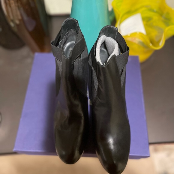 Stuart Weitzman Yola Black Calf Booties - Picture 8 of 8
